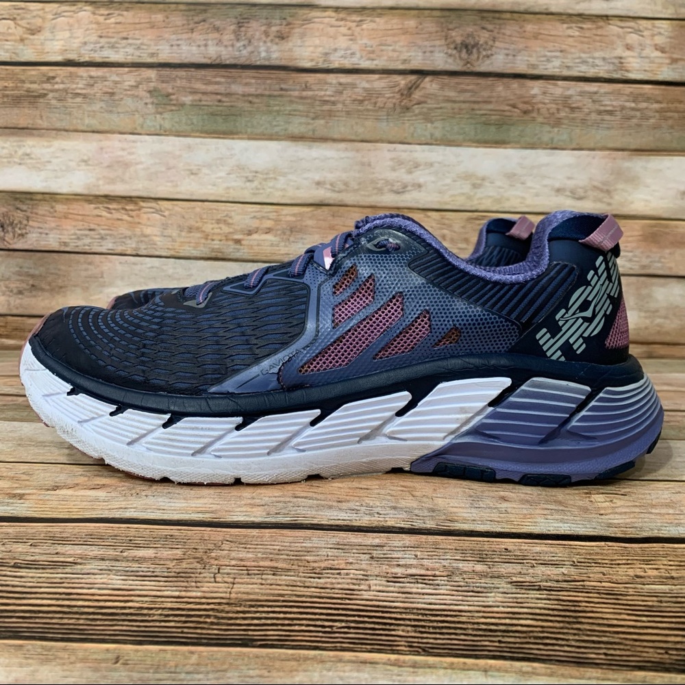 Hoka One One Women's Athletic Shoes - Navy and Purple
